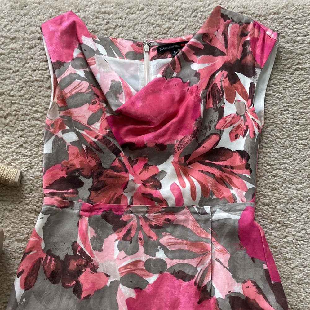 Banana Republic Mad Men Collection Floral Dress - Picture 2 of 7
